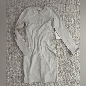 lululemon athletica Long Sleeve Dress in Light Gray